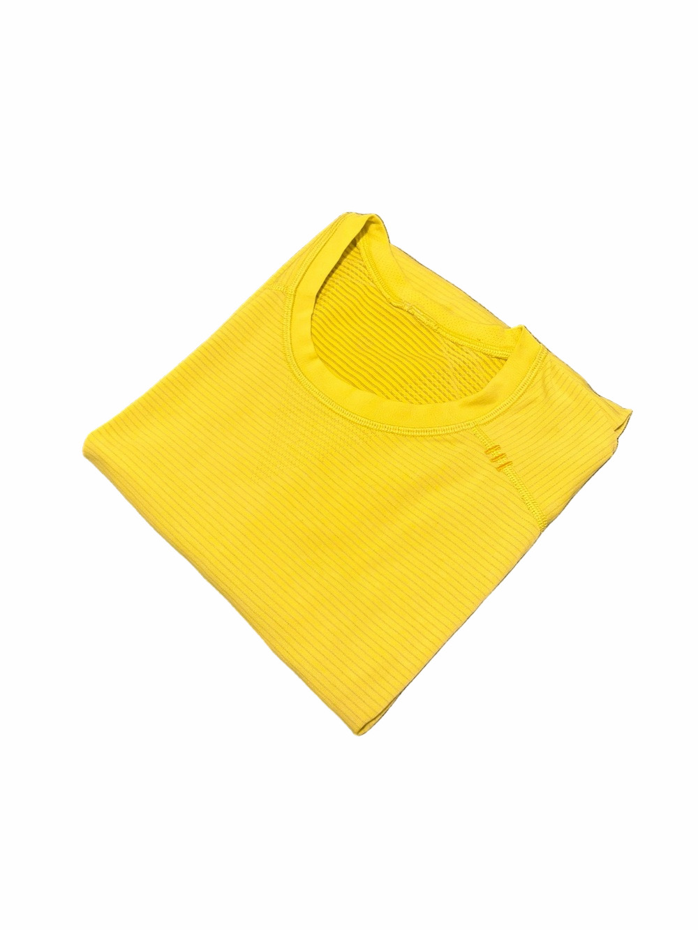 Lululemon Metal Vent Tee Shirt Mustard Yellow Size Large